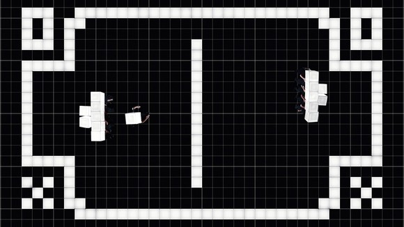 과거 추억 속 오브제 '퐁 게임'이 픽셀로 구현된 모습. ⓒ 현대자동차