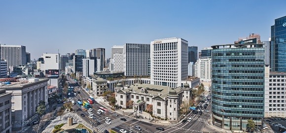 서울 중구 소재 한국은행 본부 전경. ⓒ 한국은행
