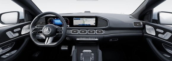 더 뉴 GLE 400 e 4MATIC 쿠페 실내. ⓒ 메르세데스-벤츠 코리아