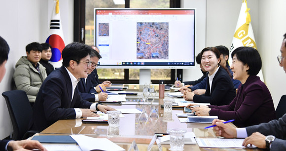 김병수 시장은 거물대리 일원이 변화할 수 있도록 사업추진에 최선을 다할 방침이다. ⓒ 김포시