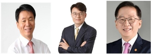내년 4·10총선에 부산 중영도 국민의힘 출마 후보군. 김용원 국가인권위원회 상임위원, 박성근 국무총리 비서실장, 조승환 해양수산부 장관(왼쪽부터). ⓒ 프라임경제