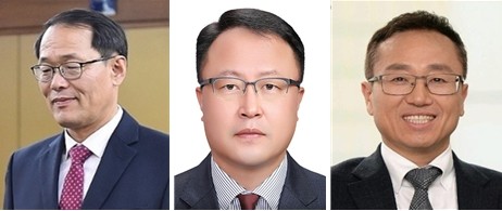 이준승 부산시 행정부시장, 박경은 정무특보, 김광회 도시균형발전실장(왼쪽부터).ⓒ프라임경제