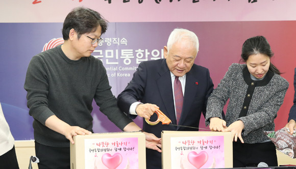 김 위원장은 "우리가 하는 일이 더욱 의미가 뜨겁게 새겨질 것이라고 생각한다"고 말했다. ⓒ 통합위