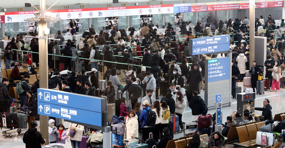 인천국제공항 1터미널 출국장 전경. ⓒ 연합뉴스