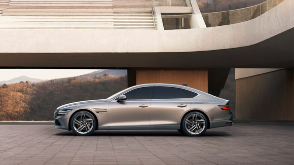 제네시스 G80 부분변경 모델 외장. ⓒ 제네시스 브랜드