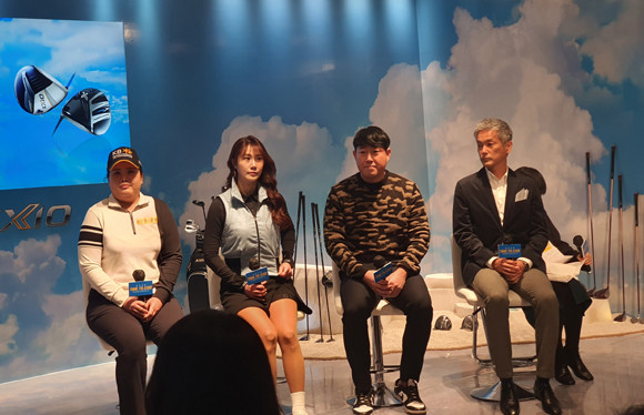 이날 론칭쇼에는 젝시오 앰버서더 박인비 프로를 비롯해 김하늘 프로, 두산 베어스 양의지 선수 등이 참석했다. = 김경태 기자