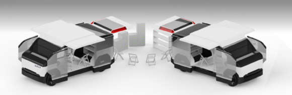 라이프스타일 부문 대상을 수상한 도림 팀의 '동네 커뮤니티 활성화를 위한 이웃 공유형 모빌리티'. ⓒ 기아