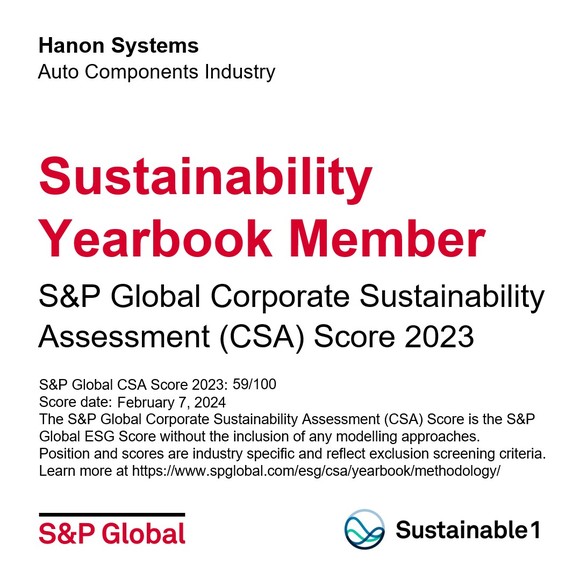 한온시스템이 S&P 글로벌 지속가능경영 연례보고서에 처음으로 등재됐다. ⓒ 한온시스템