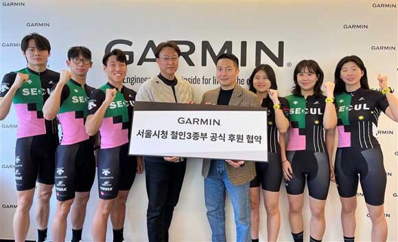 가민은 2021년부터 현재까지 서울시청 철인3종부 후원을 이어오며 선수들이 가민 제품을 통해 평소 훈련 기량을 높이고 성적을 향상시킬 수 있도록 도움을 주고 있다. ⓒ 가민