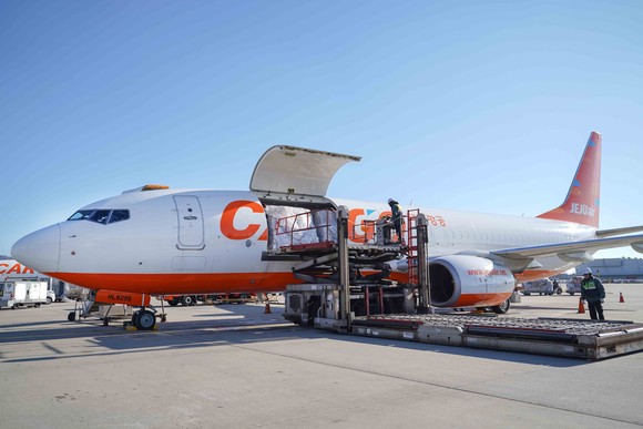 제주항공은 2022년 6월 화물전용기 1호기를 도입하며 본격적인 사업다각화 작업에 돌입했다. ⓒ 제주항공