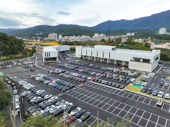 경남 양산 하북면에 있는 '현대 인증 중고차 상품화센터'. ⓒ 현대자동차