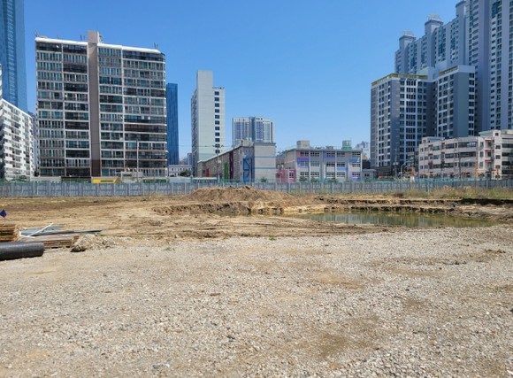 부산 범천1-1구역 재개발 현장 모습. ⓒ 프라임경제