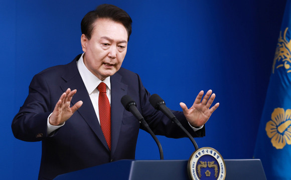 윤 대통령은 저출산 관련해 '저출생대응기획부'를 신설하겠다고 했다. ⓒ 연합뉴스