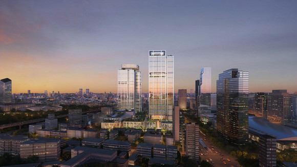 현대차그룹 GBC 조감도 야경. ⓒ 현대자동차그룹