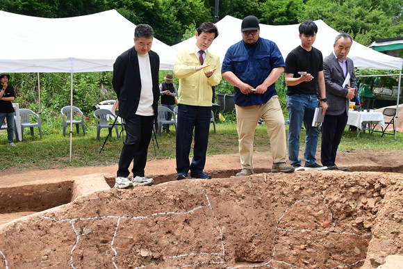 진주 원당고분군 발굴조사 현장. ⓒ 진주시