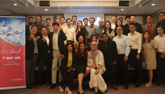 티웨이항공이 싱가포르 현지 포워더 및 물류기업 관계자들을 대상으로 '항공화물 물동량 증대 공동 설명회'를 진행했다. ⓒ 티웨이항공