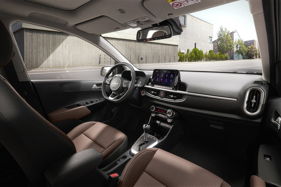 The 2024 모닝 GT 라인 실내 이미지. ⓒ 기아