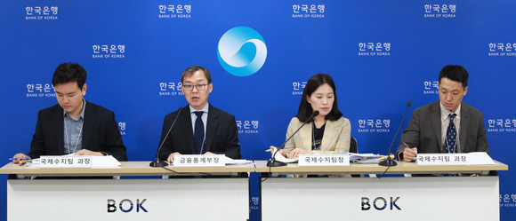 한국은행에 따르면 지난 4월 경상수지가 2억9000만달러 적자를 기록했다. ⓒ 한국은행