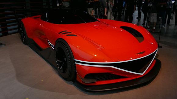 제네시스 엑스 그란 레이서 콘셉트. = 노병우 기자