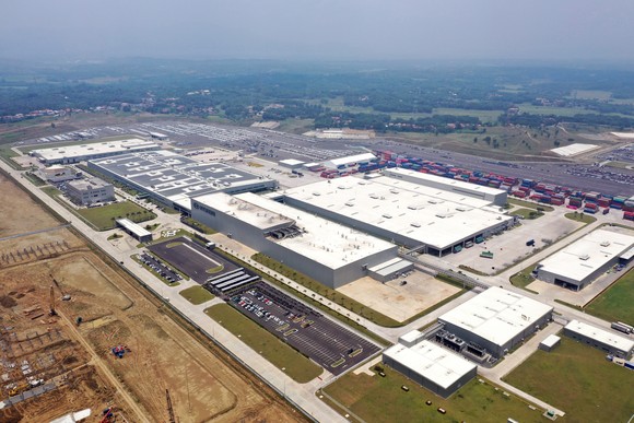 현대차 인도네시아 생산법인(HMMI) 전경. ⓒ 현대자동차