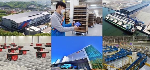 CJ대한통운이 전국 각지에 보유한 3자물류, 택배 등 관련 물류인프라와 첨단 물류설비들. ⓒ CJ대한통운