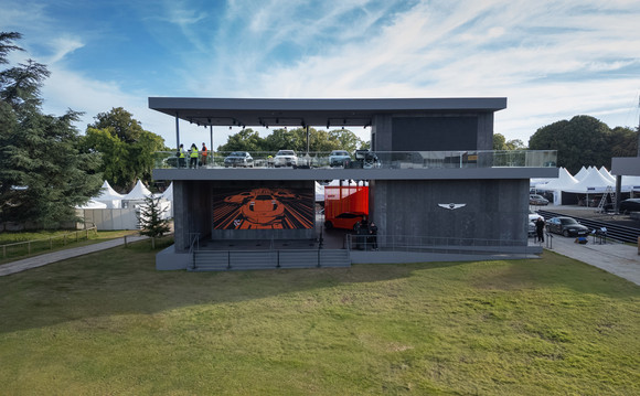 2024 굿우드 페스티벌 오브 스피드에 설치된 제네시스 전시공간 전경. ⓒ 제네시스 브랜드