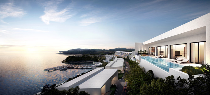 남해 에스파크 비치 리조트 조감도. ⓒ 남해에스파크비치리조트