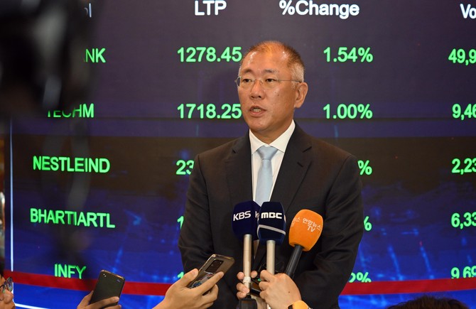 정의선 회장이 인터뷰하는 모습. ⓒ 현대자동차그룹