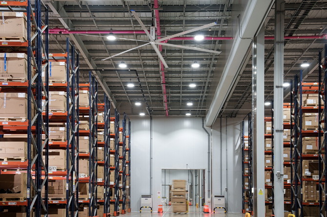 RDC 천장에 설치된 서큘레이션 팬. ⓒ BMW 그룹 코리아