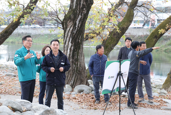 진병영 함양군수가 지역 현장행정을 이어가고 있다. ⓒ 함양군