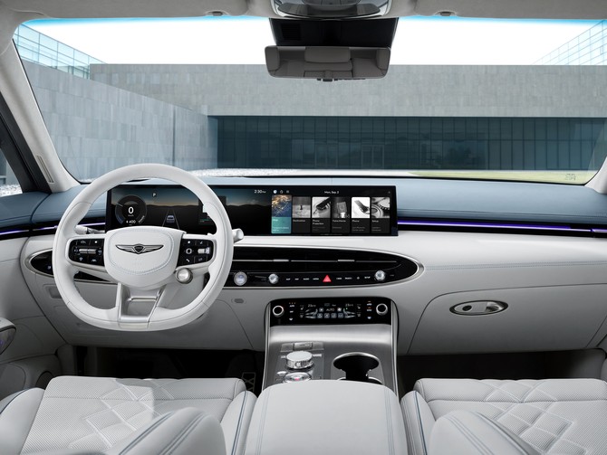 GV70 전동화 부분변경 모델 인테리어. ⓒ 제네시스 브랜드