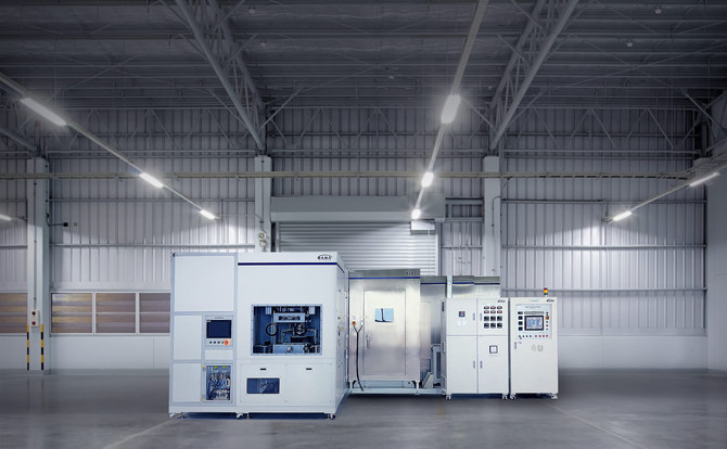 하나기술의 WIP인 'HNP System for Solid State Battery' 데모설비 사진. ⓒ 하나기술