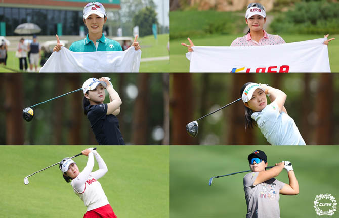 KLPGA가 을사년(乙巳年) 2025시즌 푸르게 빛날 뱀띠 선수들을 소개했다. ⓒ KLPGA