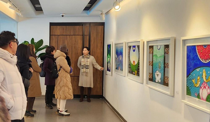 이번 초대전의 주제는 '꿈을 그리면 꿈이 이뤄진다'이다. ⓒ 성백갤러리