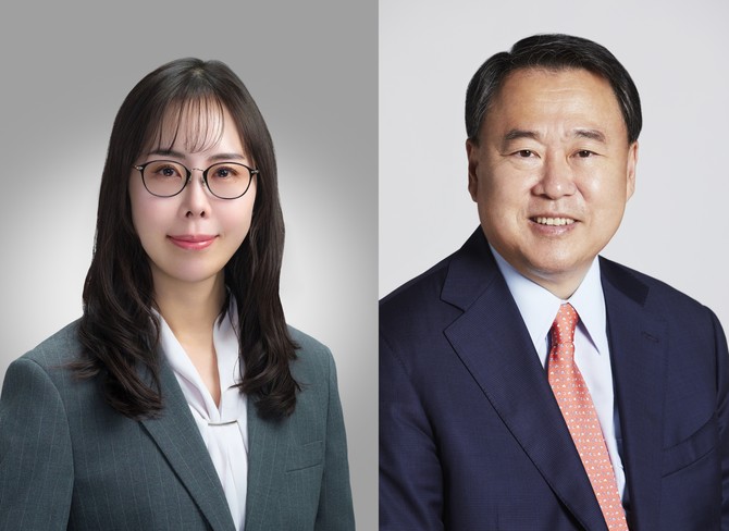 신한금융지주 신임 사외이사에 추천된 전묘상(왼쪽) 후보와 양인집 후보. ⓒ 신한금융그룹