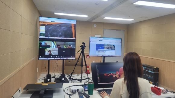 경북교육청 경북온라인학교 수업 모습. ⓒ 경북교육청