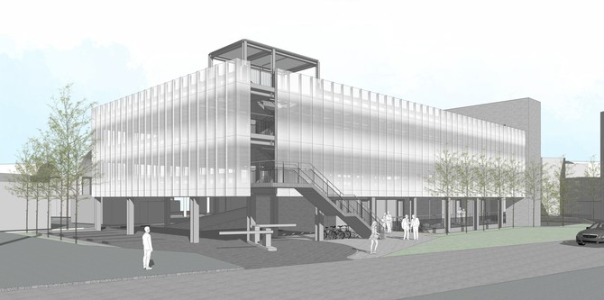 3월 착공이 예정된 '송산 리본센터' 조감도. ⓒ 경기도