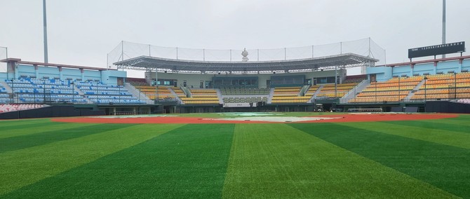 청주야구장에 LED전광판 설치 등 시설개선 시동. ⓒ 청주시