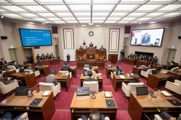 구미시의회는 13일 7일간의 일정으로 제285회 임시회를 개회했다. ⓒ 구미시의회