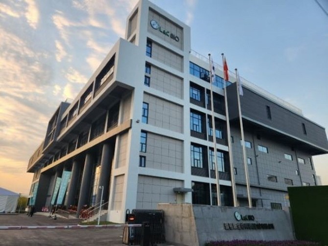 엘앤씨바이오 중국 장쑤성 공장 전경. ⓒ 엘앤씨바이오
