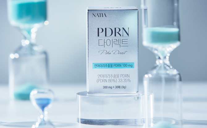 HLB제약의 이너뷰티 브랜드 '나티아'에서 새롭게 출시한 차세대 이너뷰티템 '나티아 PDRN 다이렉트'. ⓒ HLB제약