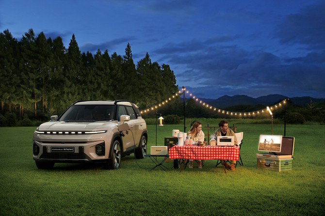 KGM의 첫 전기 SUV 토레스 EVX. ⓒ KG 모빌리티