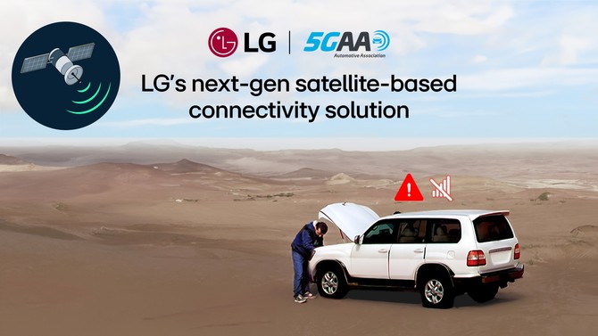 LG전자의 차량 내 차세대 음성통신 솔루션을 설명하는 이미지. ⓒ LG전자
