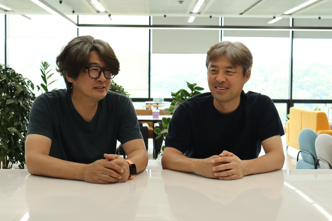 (왼쪽부터) 오선호, 안병환 공동대표 ⓒ 위메이드플레이