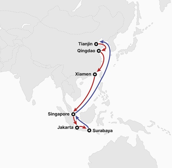NIS(North-China Indonesia Service) 서비스. ⓒ HMM