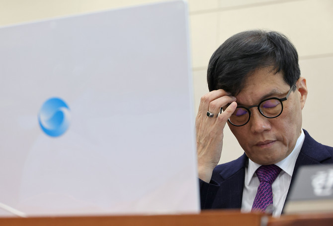 한국은행이 오는 29일 5월 금융통화위원회를 열고 기준금리를 결정한다. 사진은 이창용 한국은행 총재. ⓒ 연합뉴스