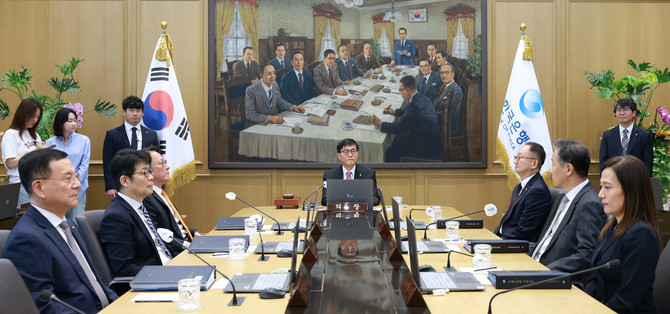 한국은행 금융통화위원회는 29일 통화정책방향 결정회의를 열고 기준금리를 0.25%p 인하했다. ⓒ 한국은행