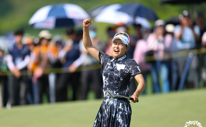 KLPGA 투어 6년차 정윤지가 3년만에 통산 2승을 달성했다. ⓒ KLPGA