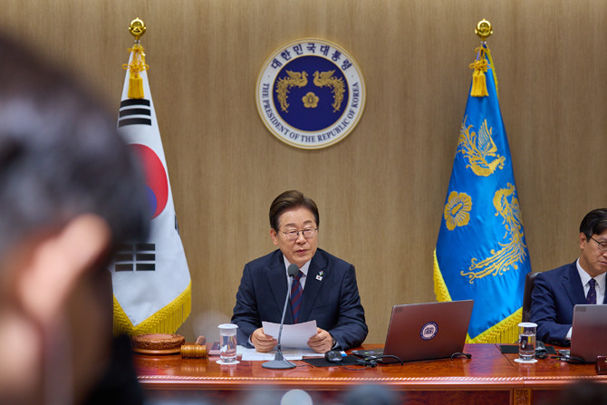 이 대통령은 10일 국무회의에서 3특검법을 의결했다. ⓒ 연합뉴스