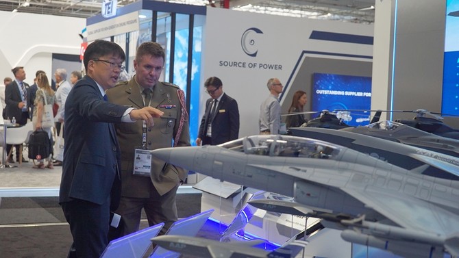 KAI가 파리에어쇼 2025 참가해 첨단 항공우주·방산기술력을 선보이고 있다. ⓒ 한국항공우주산업